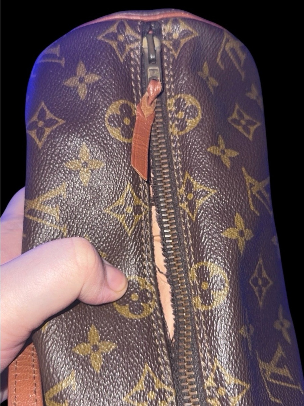 Authentic Louis Vuitton 1883 Brown Monogram Canvas Papillon Barrel Bag - Picture 6 of 14